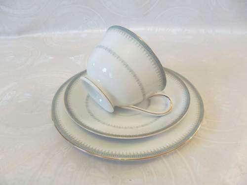 NORITAKE 4 !! Vintage 1961-1972 Noritake Fine Porcelain Tea Trio - Maya 6213 Pattern