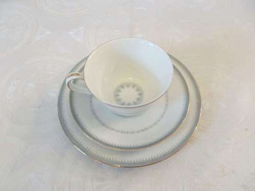 NORITAKE 4 !! Vintage 1961-1972 Noritake Fine Porcelain Tea Trio - Maya 6213 Pattern