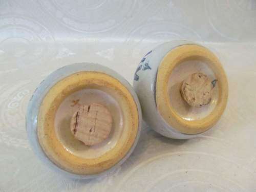 CERAMI ART !! Vintage Lot/Set of Hand Crafted & Decorated Art Pottery Salt n Pepper Shakers