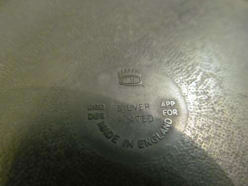 IAN HEATH !! Vintage 1950 - 1960's Grand Baroque Silver Plated Ianthe,Birmingham, Bottle Coaster