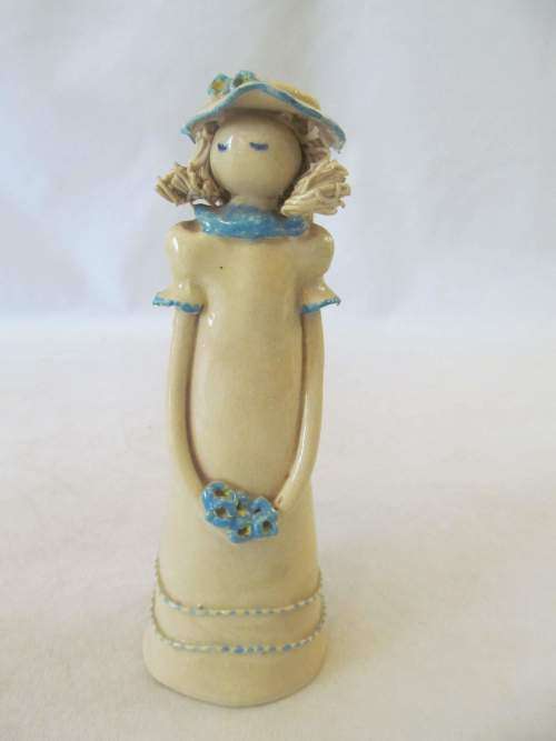 FIGURINES !! Vintage Lot of Japanese Fine Porcelain Geisha Figurine and One Other