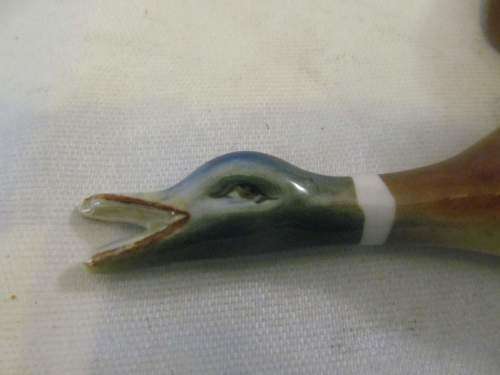 MALLARD ORNAMENT !! Vintage Ceramic Mallard Wall Hanging Ornament in Beswick Style
