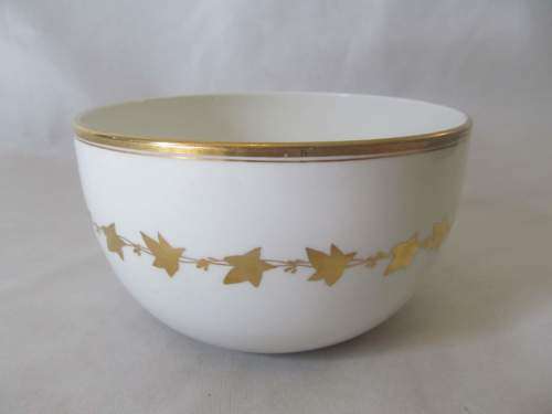 POWELL & BISHOP !! Extremely Rare Antique 1800's Fine Porcelain Salad Bowl