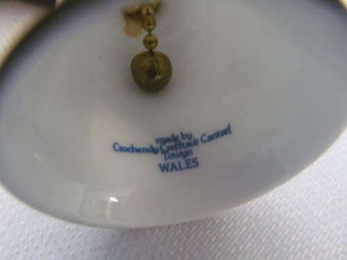 GRAYS !! Vintage Lot of Grays Pottery Milk Jug, 2 Melamine Teabag Holders & 1 Fine Porcelain Bell