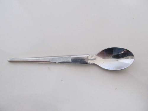 MIXED !! Vintage Lot of Stainless Pickle Fork & 3 Different Mustard Spoons