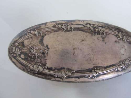 BIRMINGHAM !! Antique Sterling Silver .925 Ladies Hairbrush - Samuel M Levi 1911