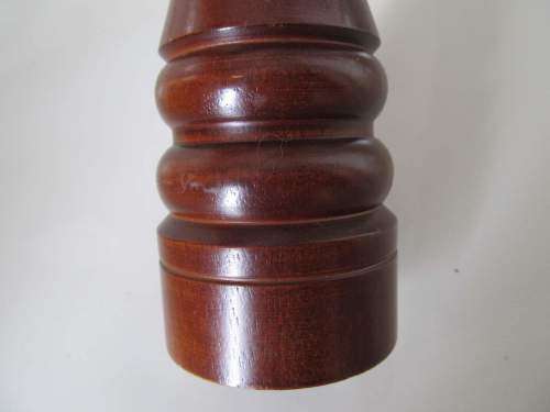 Mr DUDLEY !! Contemporary Unused Mr Dudley Turned Wood Pepper Mill - 31.5cm
