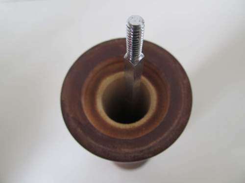 Mr DUDLEY !! Contemporary Unused Mr Dudley Turned Wood Pepper Mill - 31.5cm