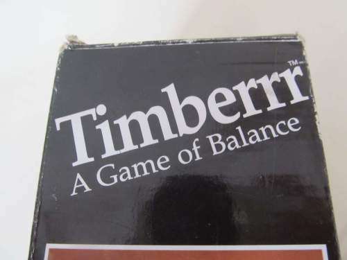 TIMBERRR !! Contemporary Game of Balance - 48 Hardwood Playing Pieces - Complete