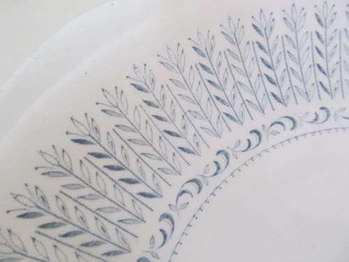 MELODY !! Rare Vintage 1960`s Melody Pattern Barker Bros Ironstone Cake Plate