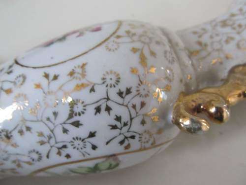 CAPRI !! Vintage Lot/Set of 2 Identical Hand Painted Fine Porcelain Vases