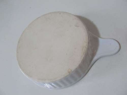 AU GRATIN + !! Contemporary Lot of Fine Porcelain Fish Dish and Ceramic Au Gratin Pan/Dish