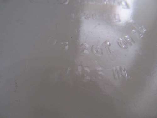 ANCHOR !! Large Vintage American Anchor Hocking Ribbed Glass Casserole Dish