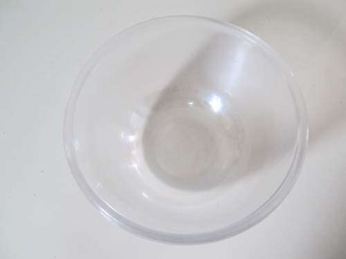 JELLY ETC !! Vintage French Clear Glass Pudding/Jelly Bakeware Bowl