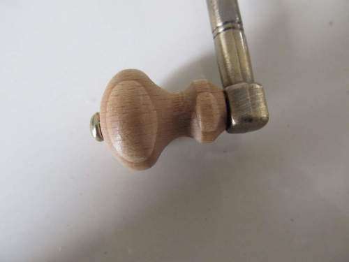 CORKSCREW !! Vintage Cast Metal Corkscrew Bottle Opener with Wood Box