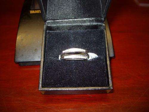 Set of Gold and Diamond Eternity Bands