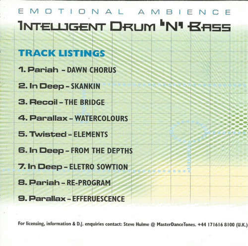 Street Beat Sound Collective - Intelligent Drum `N` Bass CD (IMPORT) Excellent Condition