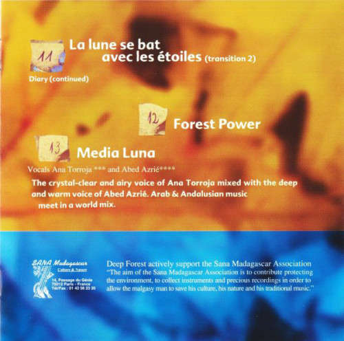 Deep Forest III - Comparsa CD Excellent Condition (IMPORT)