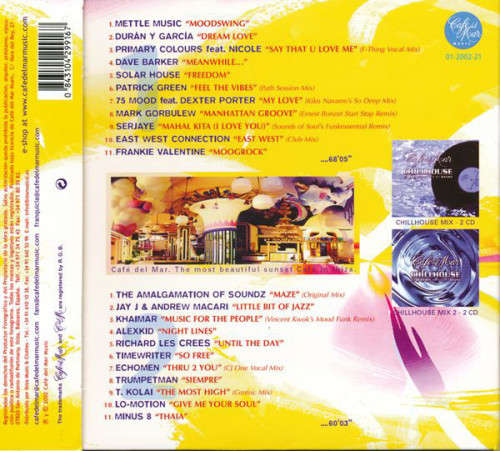 Various - Café Del Mar - Chillhouse Mix Vol. 3 2xCD (IMPORT) Excellent Condition