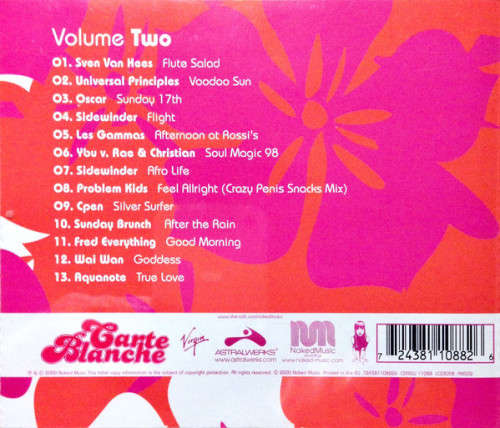 Various - Carte Blanche Volume Two CD (DEEP HOUSE IMPORT) Excellent Condition