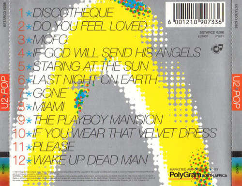 U2 - Pop CD Excellent Condition