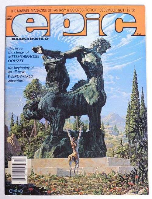 EPIC ILLUSTRATED #9 Marvel Magazine (1981) Bronze Age