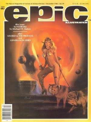 EPIC ILLUSTRATED #21 Marvel Magazine (December 1983) Bronze Age