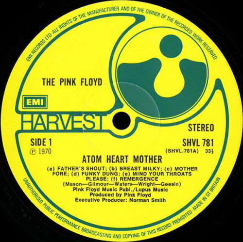 Pink Floyd - Atom Heart Mother Vinyl LP (IMPORT)