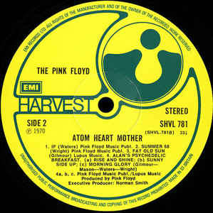 Pink Floyd - Atom Heart Mother Vinyl LP (IMPORT)