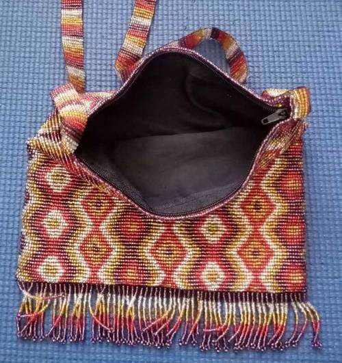 Beaded Bag Hand Crafted in Guatemala (Made With High Quality Czechoslovakian Beads)