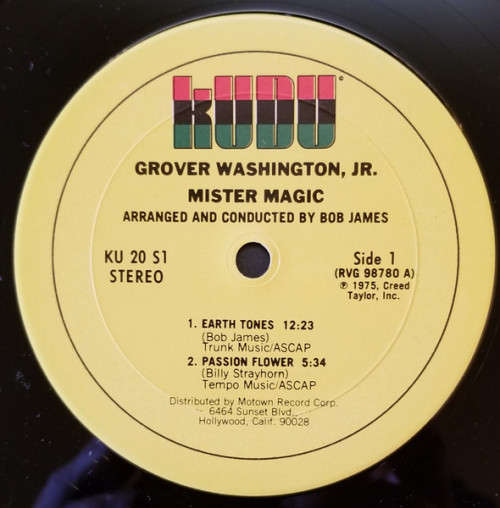 Grover Washington, Jr.  Mister Magic Vinyl LP (IMPORT) Excellent Condition
