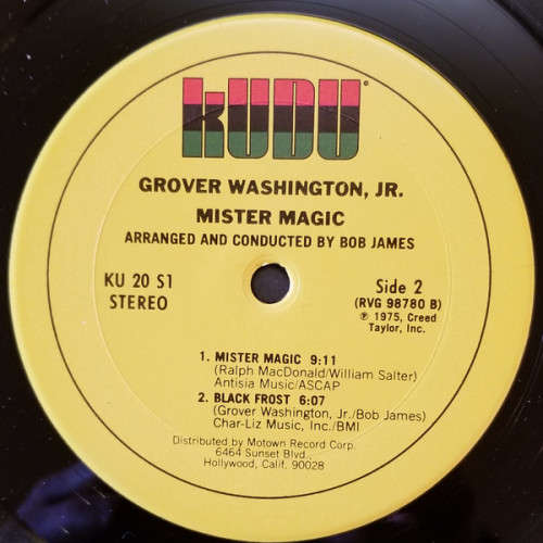 Grover Washington, Jr.  Mister Magic Vinyl LP (IMPORT) Excellent Condition