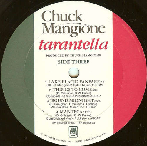 Chuck Mangione - Tarantella Vinyl 2 x LP (IMPORT) Excellent Condition
