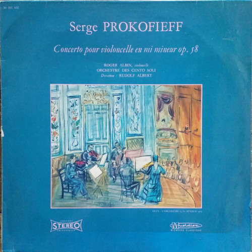 Serge Prokofieff - Concerto Pour Violoncelle En Mi Mineur Op. 58 Vinyl LP (IMPORT)