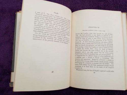 Haydn (The Master Musicians) by J. Cuthbert Hadden 1944 Hardcover Fine Condition
