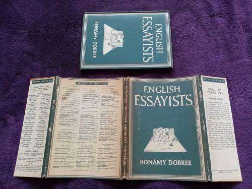 English Essayists - Bonamy Dobree (Hardcover 1946 1st Edition Good Condition)