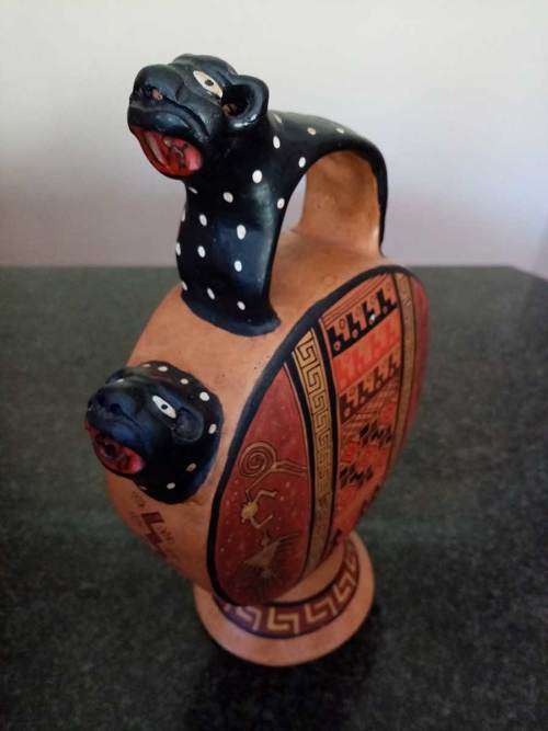Traditional Peruvian Salamanca Chicha Pitcher