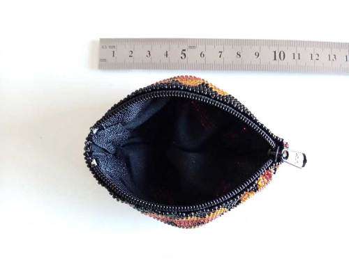 Beaded Purse Hand Crafted in Guatemala (Made With High Quality Czechoslovakian Beads)