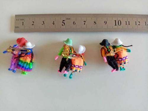 Peruvian Doll Brooches
