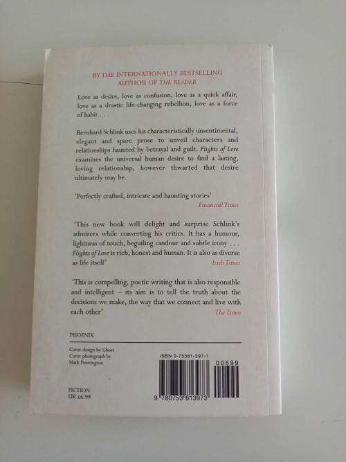 Flights of Love by Bernhard Schlink (Softcover Very Good Condition)