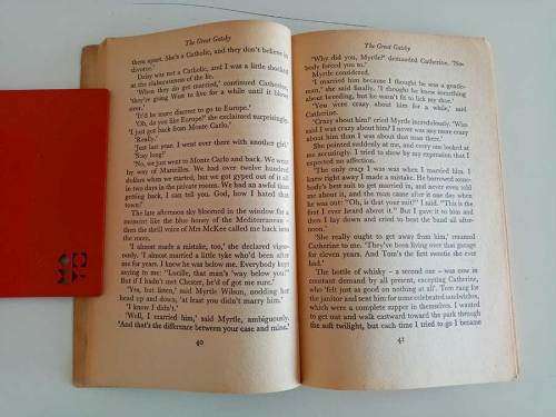 The Great Gatsby by F. Scott Fitzgerald 1970 Edition (Good Condition)