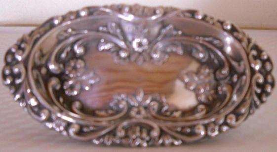 PRE WW11 SMALL OVAL SILVER DISH