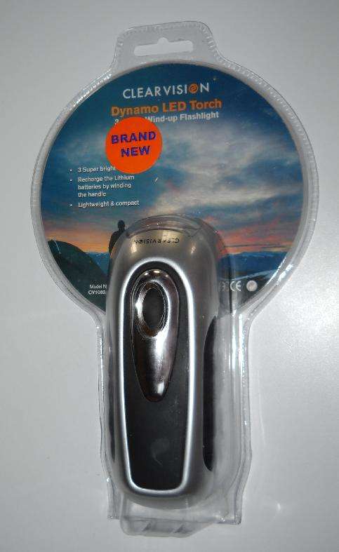 DYNAMO 3 LED WIND UP FLASHLIGHT