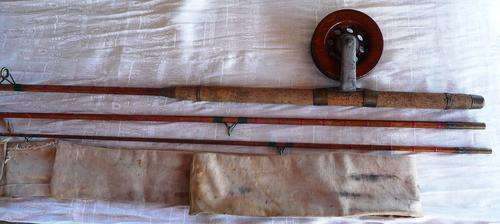 GENUINE VINTAGE MILWARD'S FLY FISHING ROD AND REEL***R1 START*** NO RESERVE!!!