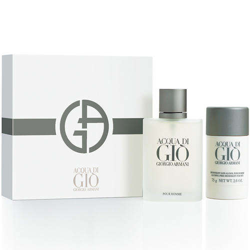 ACQUA DI GIO BY GIORGIO ARMANI GIFT SET***HUGE DISCOUNT + FREE SHIPPING*** 100ML EDT + 75G DEODERANT