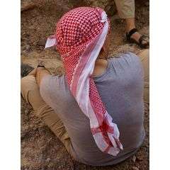 LOT OF FOUR -  Arab Head Scarf / Keffiyah / Kafiyah / Shemagh