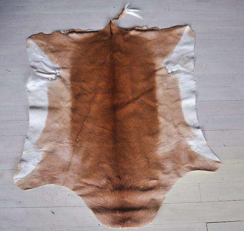 THREE vintage Impala Skin Rugs in Excellent Condition
