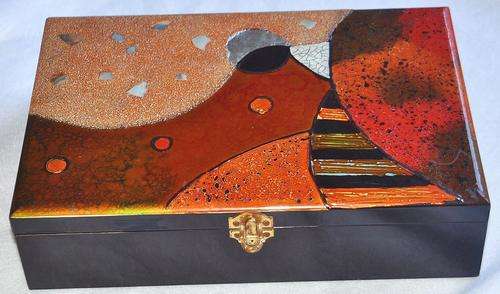 Lacquer Ware Jewellery Box - Hand Made from Vietnam - LARGE!