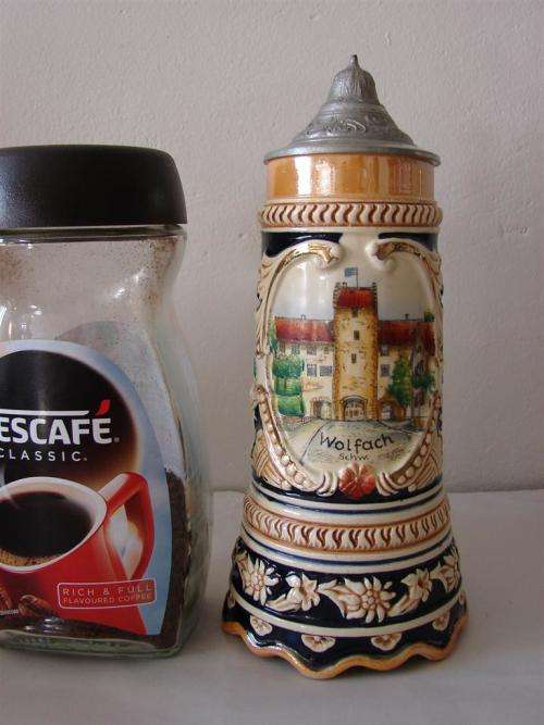 German Musical Beer Mug / Tankard - Working - O Mein Pappa
