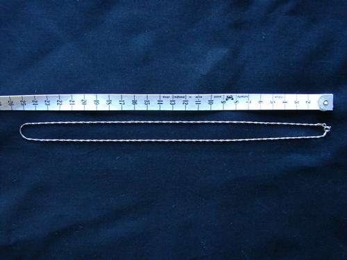 STERLING SILVER CHAIN - STAMPED 925 - ITALY - 'FINE'!